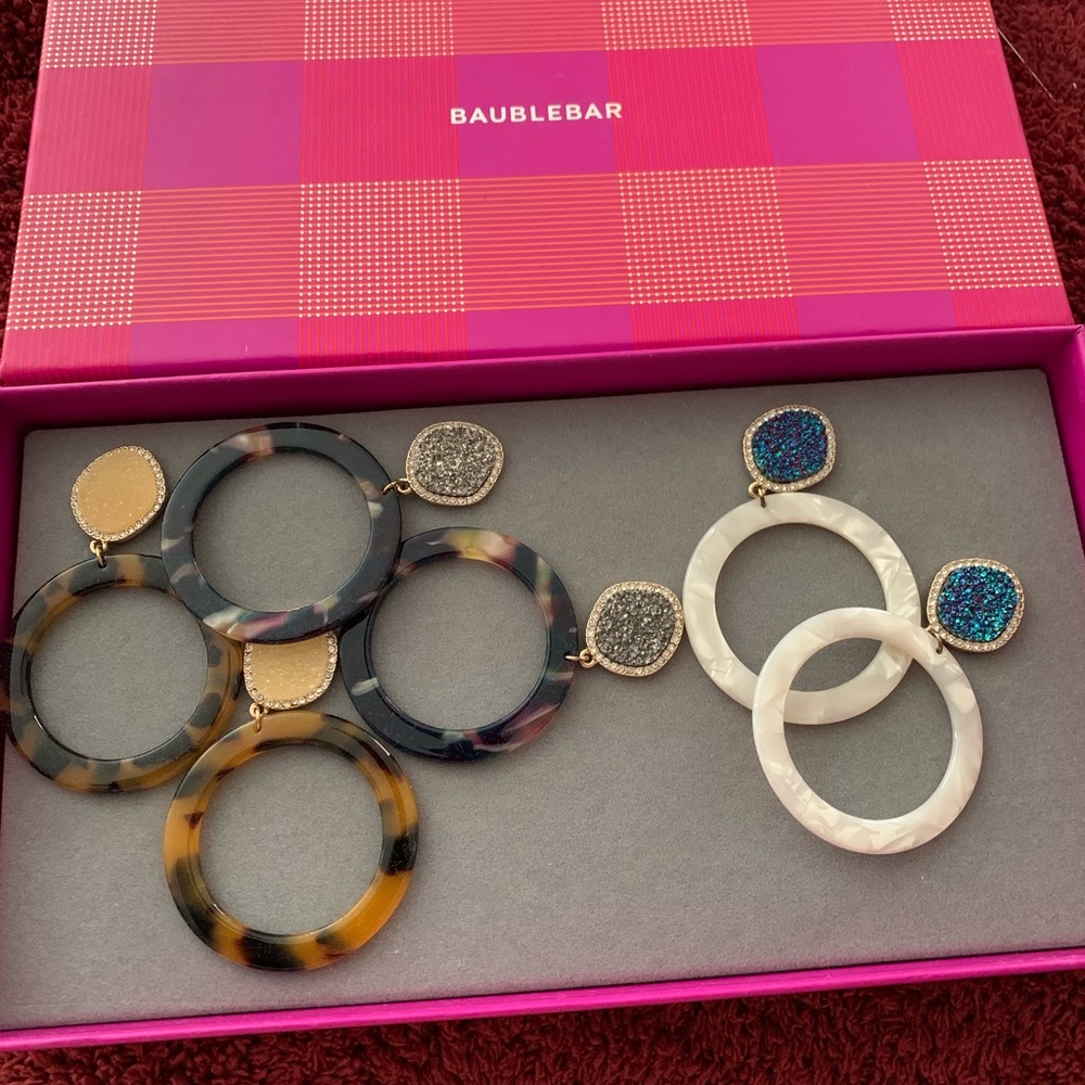 Baublebar 3 pair earring set